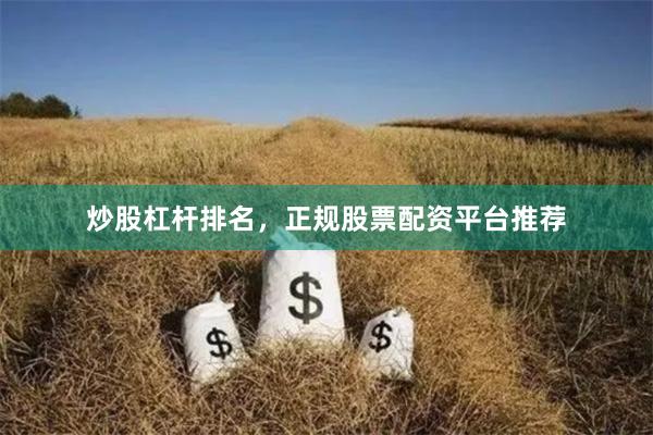 炒股杠杆排名，正规股票配资平台推荐