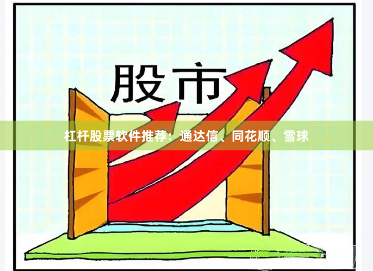 杠杆股票软件推荐：通达信、同花顺、雪球